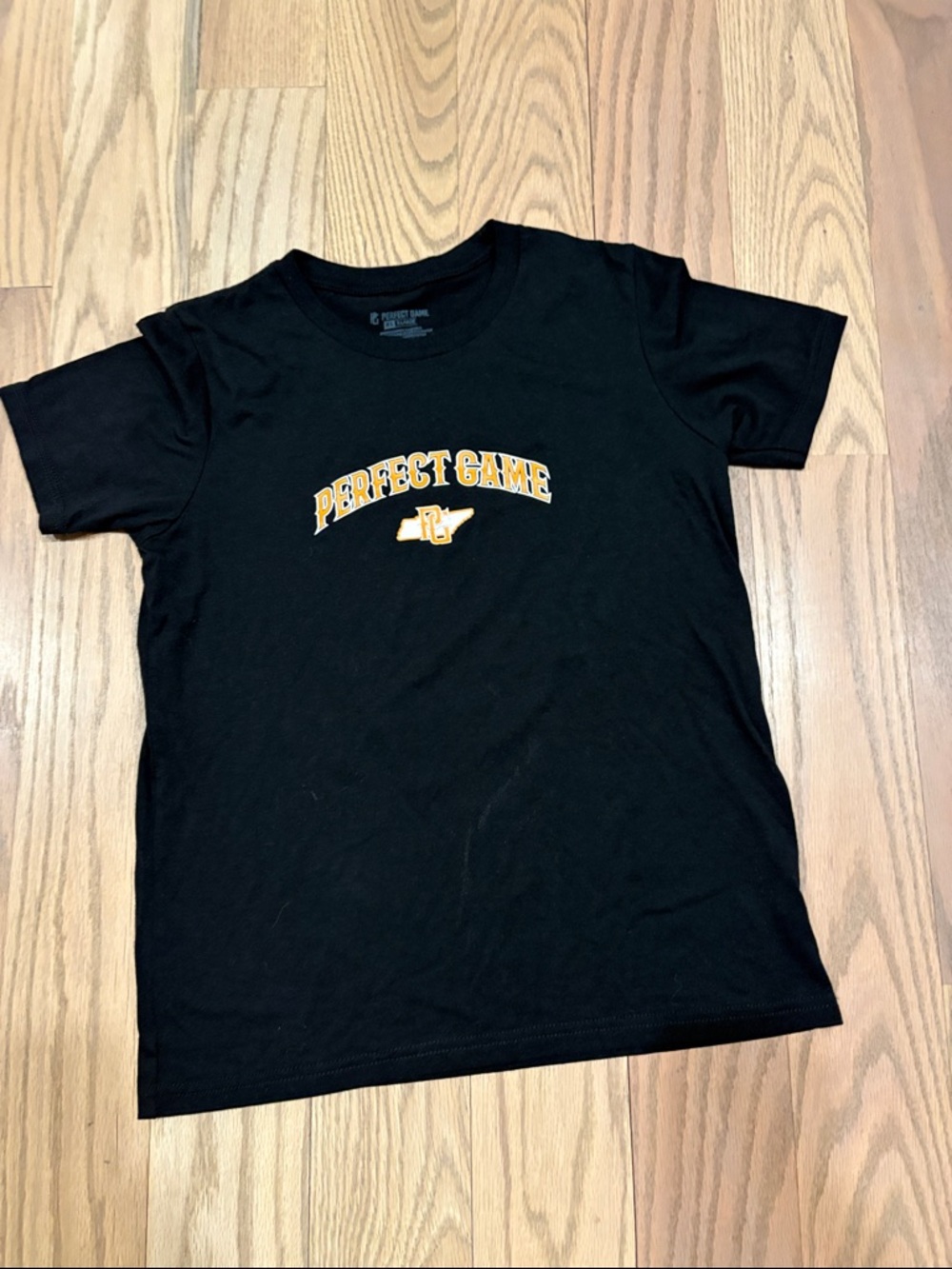Perfect Game Kids Black Short-Sleeve Tee